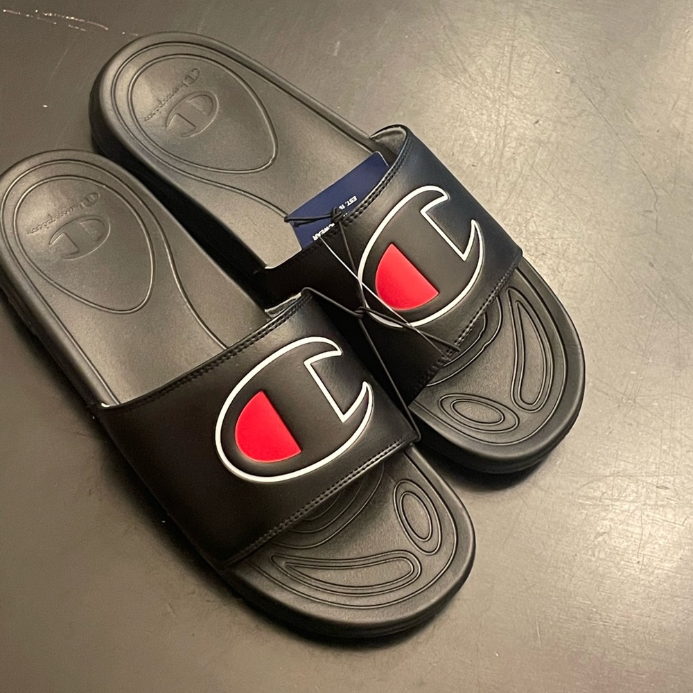 NWT Champion slides, black